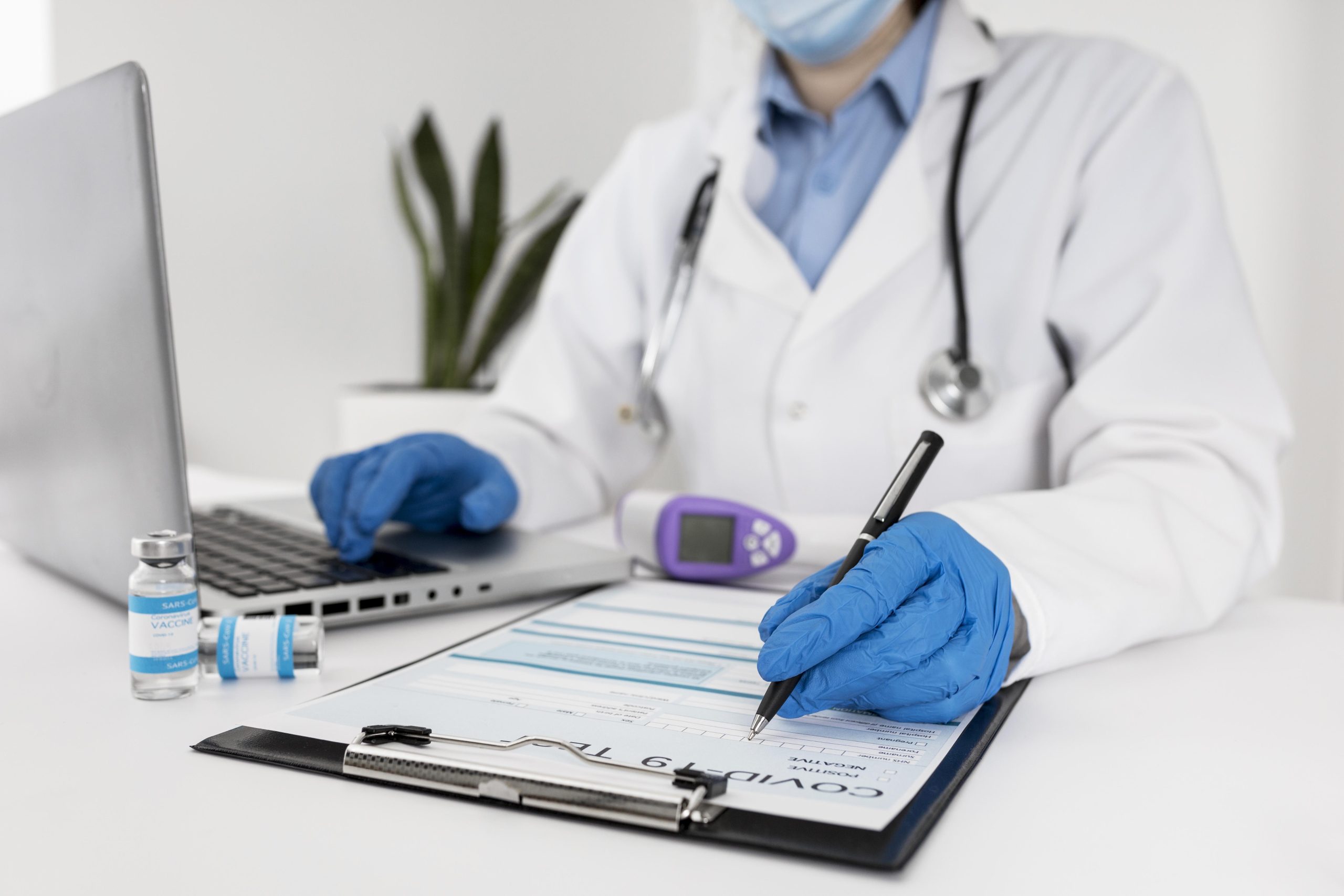 Doctor providing personalised healthcare
